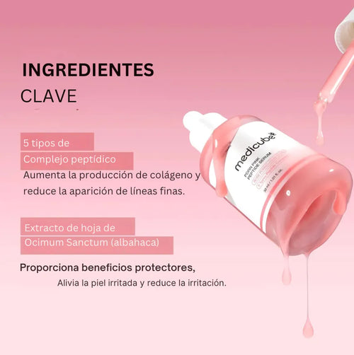 Medicube Pdrn Pink Peptide Serum Facial Salmon 30ML (VIRAL EN REDES SOCIALES)